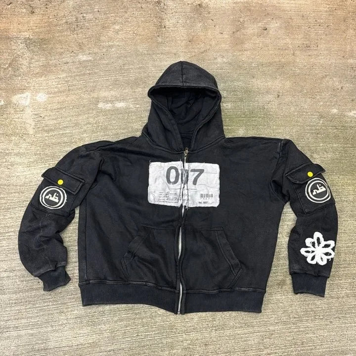 Y2K Zip Up Hoodie