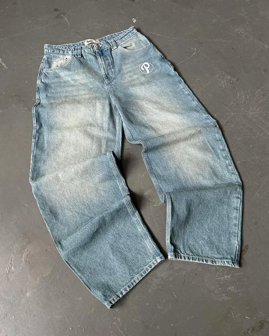 Vintage Blue Baggy Jeans